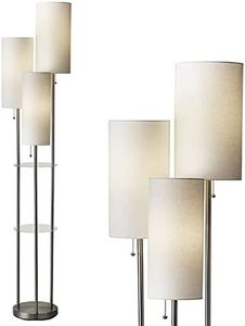 Adesso 4305-22 Trio 3-Light Floor Lamp, 68" Height, Smart Outlet Compatible