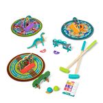 Melissa & Doug Fun at The Fair! Mini Golf Play Set – 3 Multi-Themed Holes and Wooden Obstacles