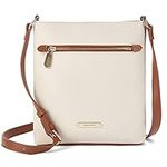 BOSTANTEN Crossbody Purse For Women Vegan Leather Purses Small Purses For Women Crossbody Bag Ladies Shoulder Handbags Beige