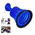 ADERTOS Sink and Drain Plunger Powerful Plunger Industrial Suction Bell Plunger Heavy Duty Drain Unblocker Tool for Kitchens Bathrooms Baths Waste Pipes and Showers, Plumbers Plunger with Large Bellow