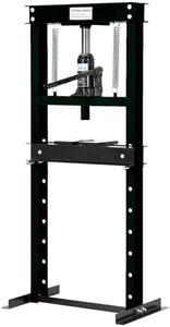 12 Ton Hydraulic Press, H-Frame Garage Floor Shop Press with Press Plates, Heavy-Duty Adjustable Hydraulic Shop Press, for Auto Bending Stamping, Black