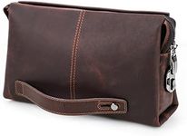 Leather Men Clutch Purse Bag Handma