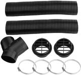 Twilight Garage Parking Air diesel Heater Set, 75mm Heater Pipe Ducting Y Branch Warm Air Outlet Vent for Parking Heater Webasto Eberspacher (Y-Tube kit)