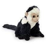 Zappi Co Plush Children's Stuffed Soft Cuddly Plush Toy-Part of Safari Animals Collection, Perfect for Kids (35cm Length) (Capuchin Monkey)