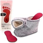 Microwavable Heated Slippers Feet W
