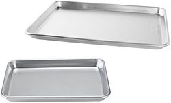 Nordic Ware Natural Aluminum Commercial Baker's Half Sheet and Baker's Quarter Sheet