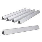 SHINESTAR 7536 7537 Flavorizer Bars, 22.5" Flavorizer Bars Replacement for Weber Genesis Silver/Gold B & C (Side Control), Spirit 300 Series Grill Parts Stainless Steel BBQ Burner Heat Shield 5 Pack