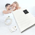 Grounding Bed Sheet, Grounding Mat Earthing UK, Grounding Mat with 10% Silver Fiber & 90% Organic Cotton, Natural Wellness and Healthy Earth Energy Mat