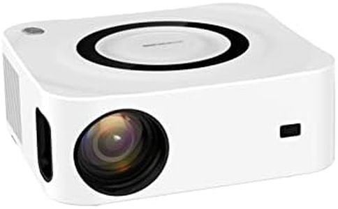 Bargainpop Native 1080P Wireless WiFi Bluetooth Video 350 ASNI Lumens Android Projector Support 4K Resolution Movies for TV Computer Laptop Smartphones for Home Theater Cinema Office