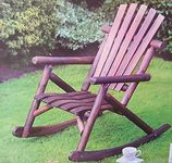 Mason & Jones Adirondack Chair Outdoor Wooden Armchair Indoor and Outdoor Ergonomic Rocking Chairs for adults Garden Furniture Sets Traditional Design