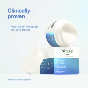 Simple Hydrate+ Facial Moisturiser, 50ml – Lightweight Hydration