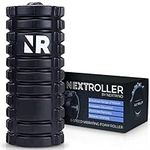 Nextrino Vibrating Foam Roller for Back Legs Pain Relief, Trigger Point Muscle Massage Roller for Exercise, Pre & Post Workout Physical Therapy Tool for Stretches Recovery at Home Gym