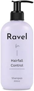 Ravel Hairfall Control Shampoo, Reduces Hair Fall & Strengthens Roots, Promotes Hair Growth & Adds Volume, For All Hair Types, Men & Women - 200ml