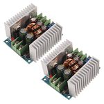 ALMOCN 2pcs 20A 300W CC CV Step Down Module Adjustable DC 6-40V to 1.2-36V Voltage Regulator Buck Converter Constant Current Power Supply Module