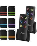 Esky Key Finder with Extra Backup RF Transmitter, Wireless RF Item Locator Item Tracker Support Remote Control,2 RF Transmitter and 6 Receivers - Wireless Key RF Locator, Pet Tracker Wallet Tracker