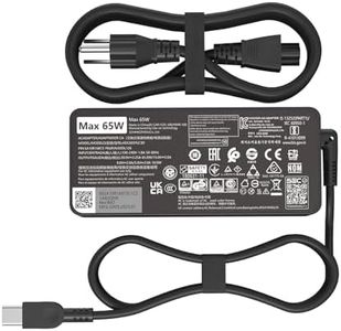 New AC Charger Fit for Lenovo ThinkPad E580 E585 E590 E590S E595 20KS 20KV 20NB Laptop Power Supply Adapter Cord 65W USB C