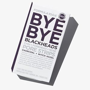 Formula 10.0.6 Bye Bye Blackheads Chin + Forehead + Nose Pore Strips, 12 Pack