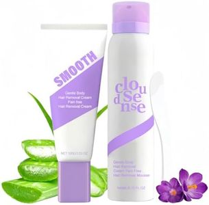 Gentle Hair Removal Cream for Men & Women – Fast-Acting Depilatory for Sensitive Skin with Aloe & Hyaluronic Acid, Travel Size, Citrus Scent（8.26Ounce (Pack of2))
