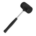 Milestone Camping 20420 12oz Rubber Mallet/Sturdy Steel Handle/Ideal for Putting Up Tents & Canopies