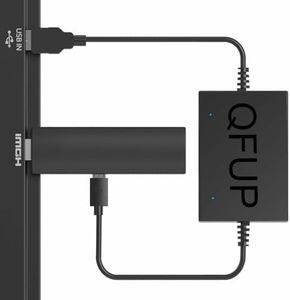 QFUP USB Power Cable for Fire TV Stick 4K Max, Powers Streaming TV Sticks Directly from The TV's USB Port, (Eliminating Messy Wiring and The Need for an AC Outlet)