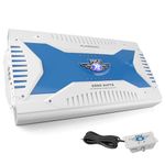 6 Channel Marine Amplifier Receiver - Waterproof Wireless Bridgeable Audio Amp for Stereo Speaker with 2000 Watt Power Dual MOSFET Supply, GAIN Level, RCA Inputs and LED Indicator - Pyle PLMRA620