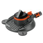 GARDENA Comfort Part and Full Circle Sprinkler Tango: circular sprinkler 2 in 1: Partial and popular rice sprinkler, water quantity and Adjustable range, for areas up to max. 310 m² (2065-20)