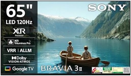 Sony 164 cm (65 inches) BRAVIA 3II Ultra HD Smart LED Google TV K-65XR35M2