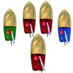 kd and sons Set of 5 steam Boat || pop pop Boat with Free Wax Candle & Dropper || putt putt nav steam Boat (5 pcs) (Multicolor),for Kid