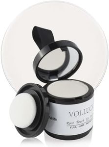 Hairline Powder for Women Men, VOLLUCK Root Touch Up Hair Powder Root Cover Up Hair Color Powder 0.35 Ounce, Hair Shadow Powder Cover Your Root Concealer, Bald Spots, Eyebrows, White