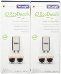 DeLonghi Eco Descaling Solution 5513291781 (Pack of 2), Set of 2, White