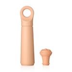 Vacu Vin Wine Saver Loop with 1 Vacuum Stopper – Premium Wine Preserver Pump for Bottles – Reusable, Made with 98% Recycled Material – Air Removal System – Terra Color