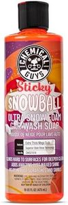 Chemical Guys CWS21516 Sticky Snowball Ultra Snow Foam Car Wash Soap (Works with Foam Cannons, Foam Guns or Bucket Washes) Safe for Cars, Trucks, Motorcycles, RVs & More 473 ml, Cherry Scent