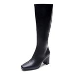 Aerosoles Women's Micah Knee High Boot, Black, 11 X-Wide