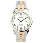 Timex Easy Reader Men's 38mm Two Tone Expansion Band Watch TW2V40100