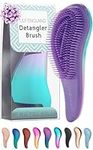 Detangle Hair Brush for Curly Hair, Straight, Dry & Wet Hair - Detangling Hair Brush for Thick Hair & Fine - Curly Hair Brush for Kids, Women, & Toddlers - Vegan Detangler Hair Brush by Lily England