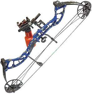 PSE ARCHERY D3 Bowfishing Compound Bow-Kit-Set-Arrow - Blue DK'D - 30-40