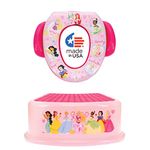 Disney Princess Loving Life 2 Piece Essential Potty Training Set - Soft Cushion, Baby Potty Training, Safe, Easy to Clean, Step Stool