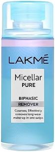 Lakme Biphasic Micellar Face Cleansing Water 100ml | Removes Waterproof Makeup | Oil and Water Formula