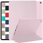 DuraSafe Cases for iPad Mini 4 Gen 2015 7.9 Inch [ Mini 4th Gen ] A1538 A1550 MK6K2HN/A MK6J2HN/A MK6L2HN/A MK9J2HN/A MK9H2HN/A MK9G2HN/A with Soft Silicone Back and Flip Stand Cover - Pink