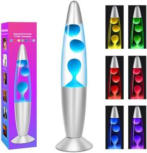 Dalavalampa 7 Color Changing LED Liquid Motion Lamp, 13-inch Liquid Night Lights for Kids Adults, Home Decor for Living Room Bedroom, Birthday Gifts for Boys Girls