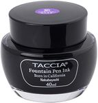 TACCIA TFPI-WD40-08 Blue Ink Fountain Pen Ink, Water-Based Dye, Murasaki