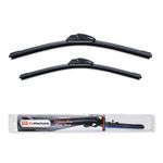 GoMechanic Vision PRO Curved Frameless Wiper Blades Compatible with Maruti Suzuki Alto, Wagon R Old (18" & 16"), Set of 2