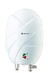 Bajaj Flora Instant 3 Litre Vertical Water Heater, 3KW, White wall mounting