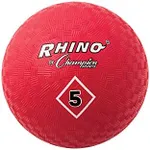 Champion Sports 5" Playground Ball, Red