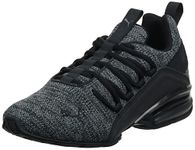 PUMA Men's Axelion Spark Sneaker, Black-Quiet Shade, 8.5