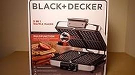 BLACK+DECKER 3-in-1 Waffle Maker wi