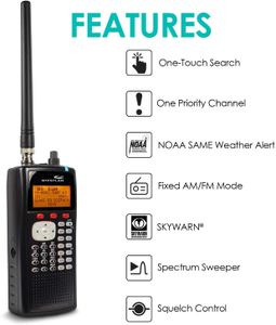 Whistler TRX-1 Digital Handheld Scanner – Police & Fire Radio Receiver