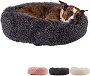 Zenify Pets Calming Dog Bed for Cats or Small Medium Dogs Puppy (70cm, Dark Grey)…