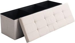 CUYOCA Shoe Storage Ottoman Foldabl