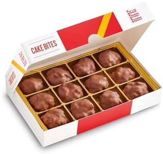 Collin Street Bakery Milk Chocolate DeLuxe Fruitcake Bites Handcrafted with World-Class Ingredients & Baked Fresh in Texas Since 1896 (12oz)